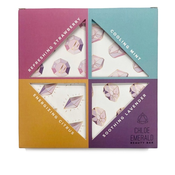 Chloe Emerald 4-Piece Beauty Bar Soap Set - Picture 5 of 6